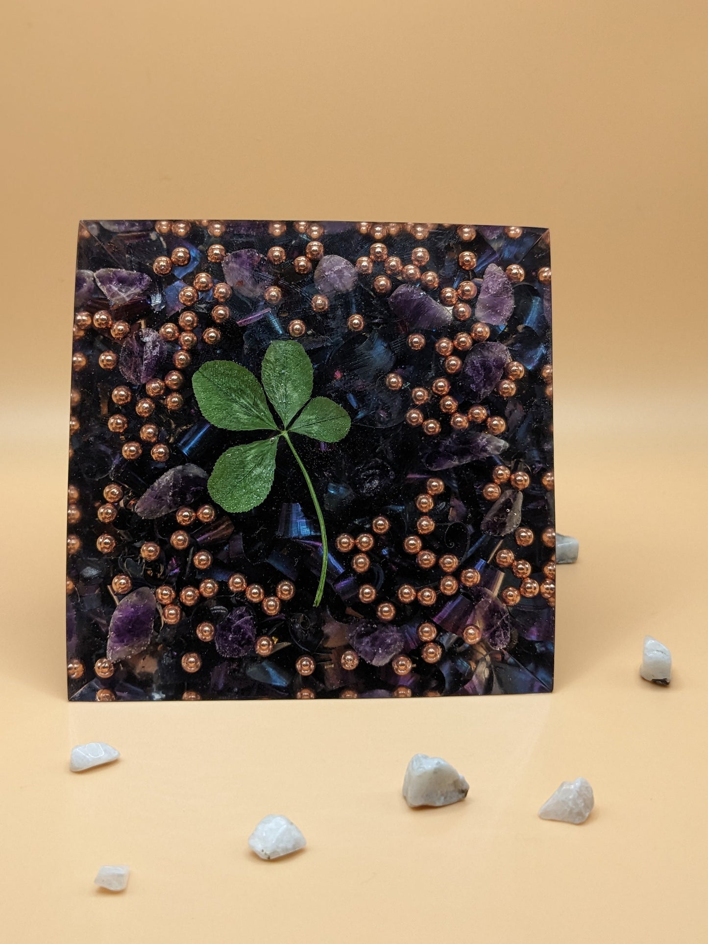 Large Orgonite Pyramid For Powerful EMF Protection And Energy Amplification Healing Crystal Pyramid For Holistic Wellness And Manifestation