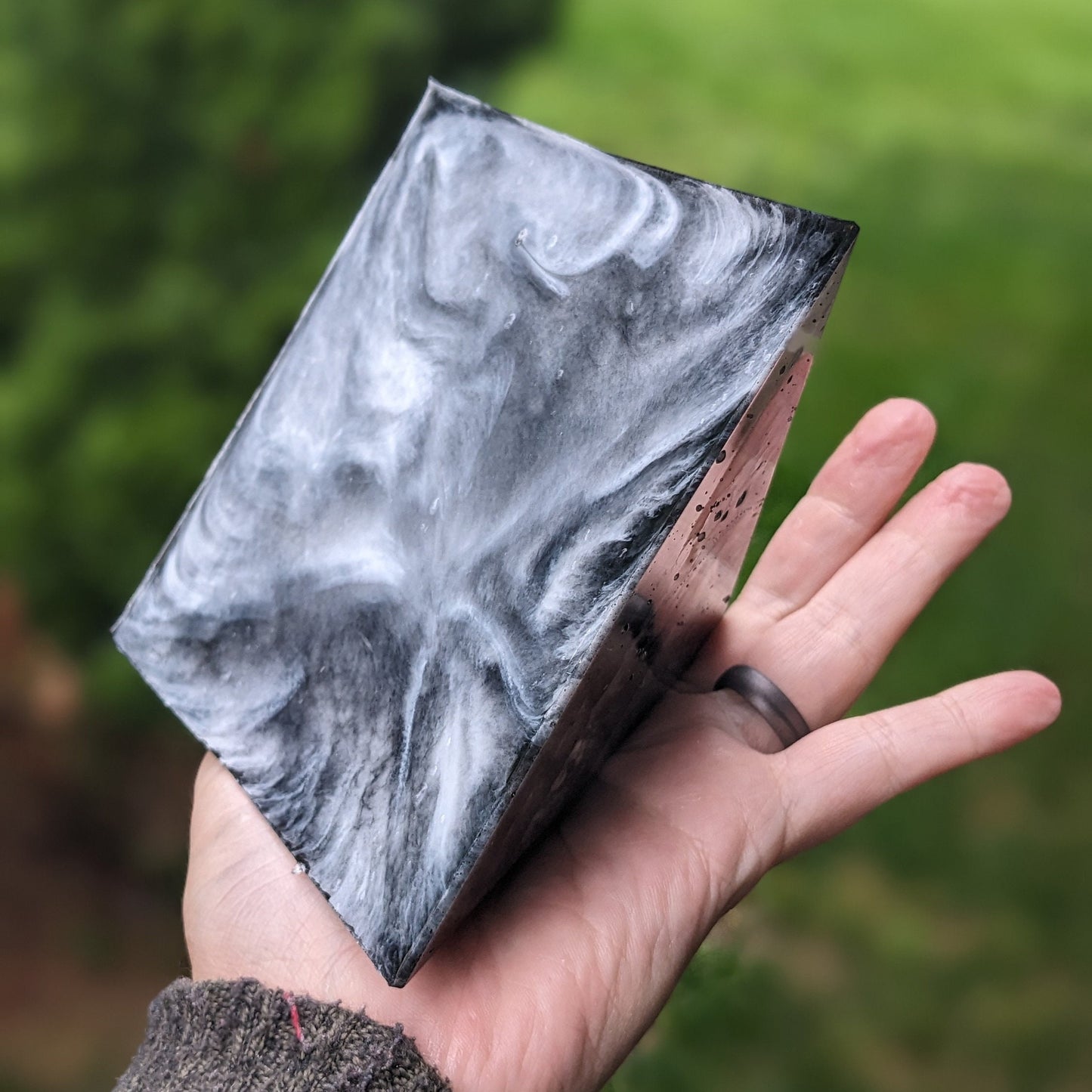 Large Orgonite Pyramid Handmade Real Orgone Energy Generator Positive Energy Gift For Healing Crystal For Yoga Crystal For Manifestation