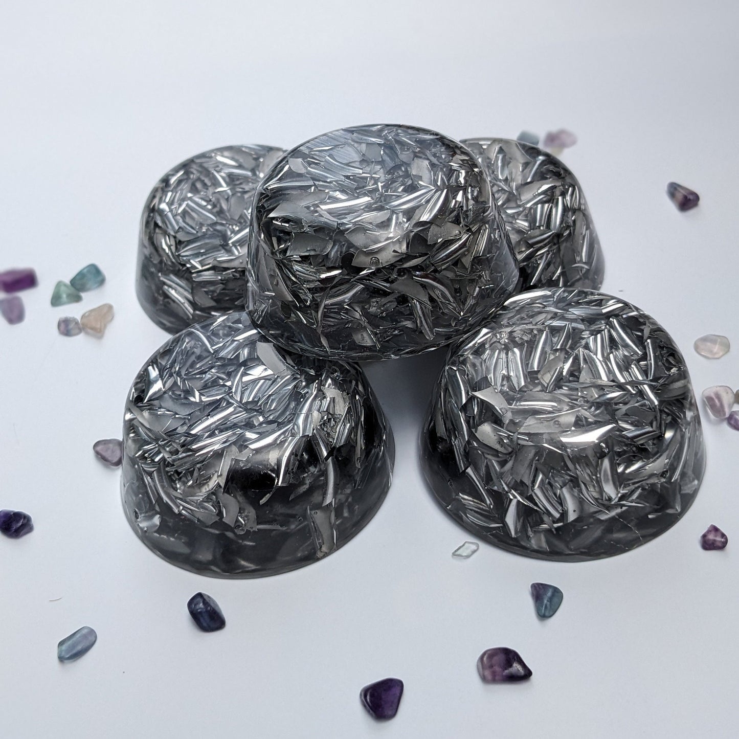 Powerful Orgonite Tower Buster For Cell Phone - 5g EMF And Smart Meter Protection Crystal - Gift For Healing - Structure Water Real Orgone