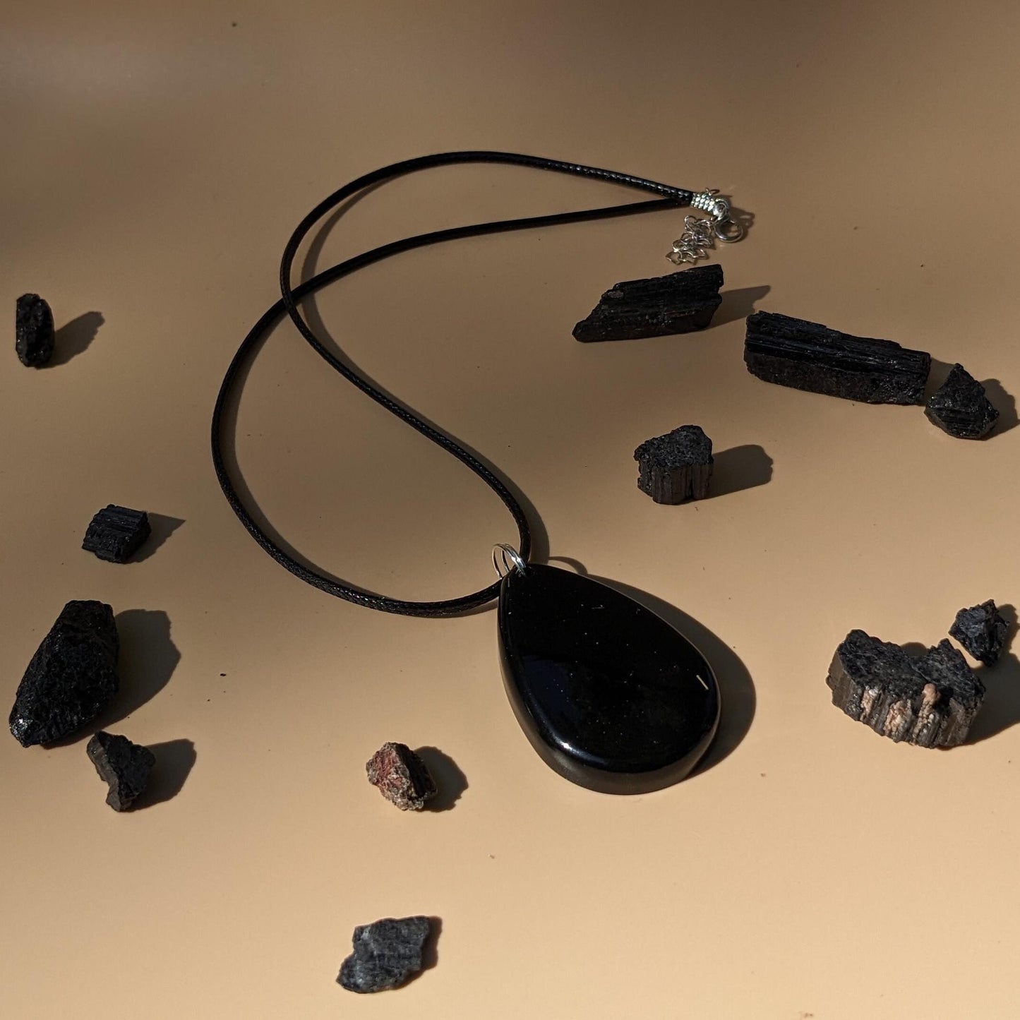 Shungite Necklace For EMF Protection - Orgonite Necklace - 5g - Empath Protection - Orgone Energy - Gift For Crystal Lover - Authentic Stone