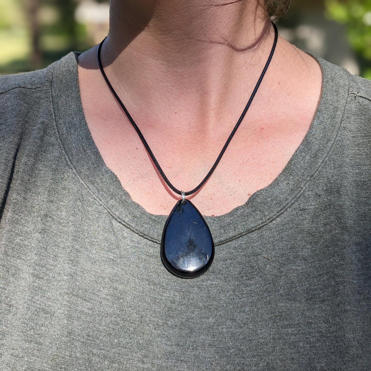 Shungite Necklace For EMF Protection - Orgonite Necklace - 5g - Empath Protection - Orgone Energy - Gift For Crystal Lover - Authentic Stone