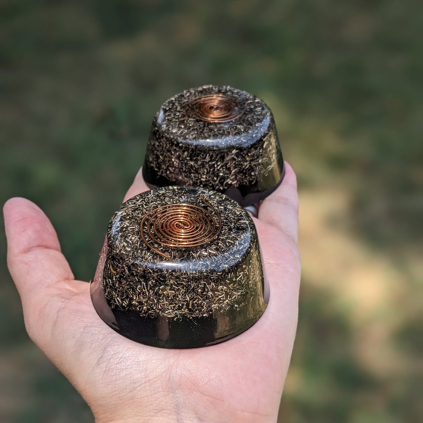 Large Orgonite Tower Busters - Orgone Energy For EMF Protection - Shungite Stone - Structure Water - Crystal For Smart Meter - Gift For Home