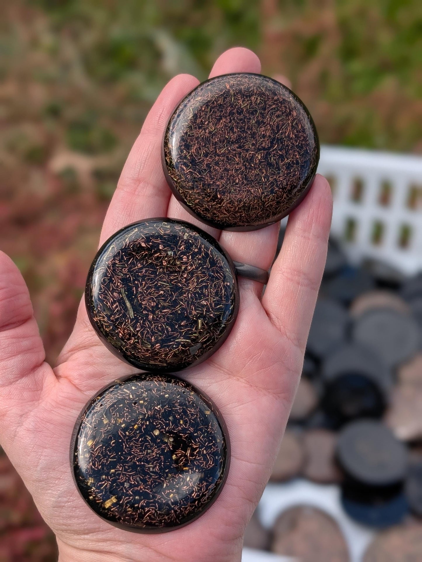 Large Phone Protector – Orgonite Disc – Pocket Shield – Clearance Final Sale