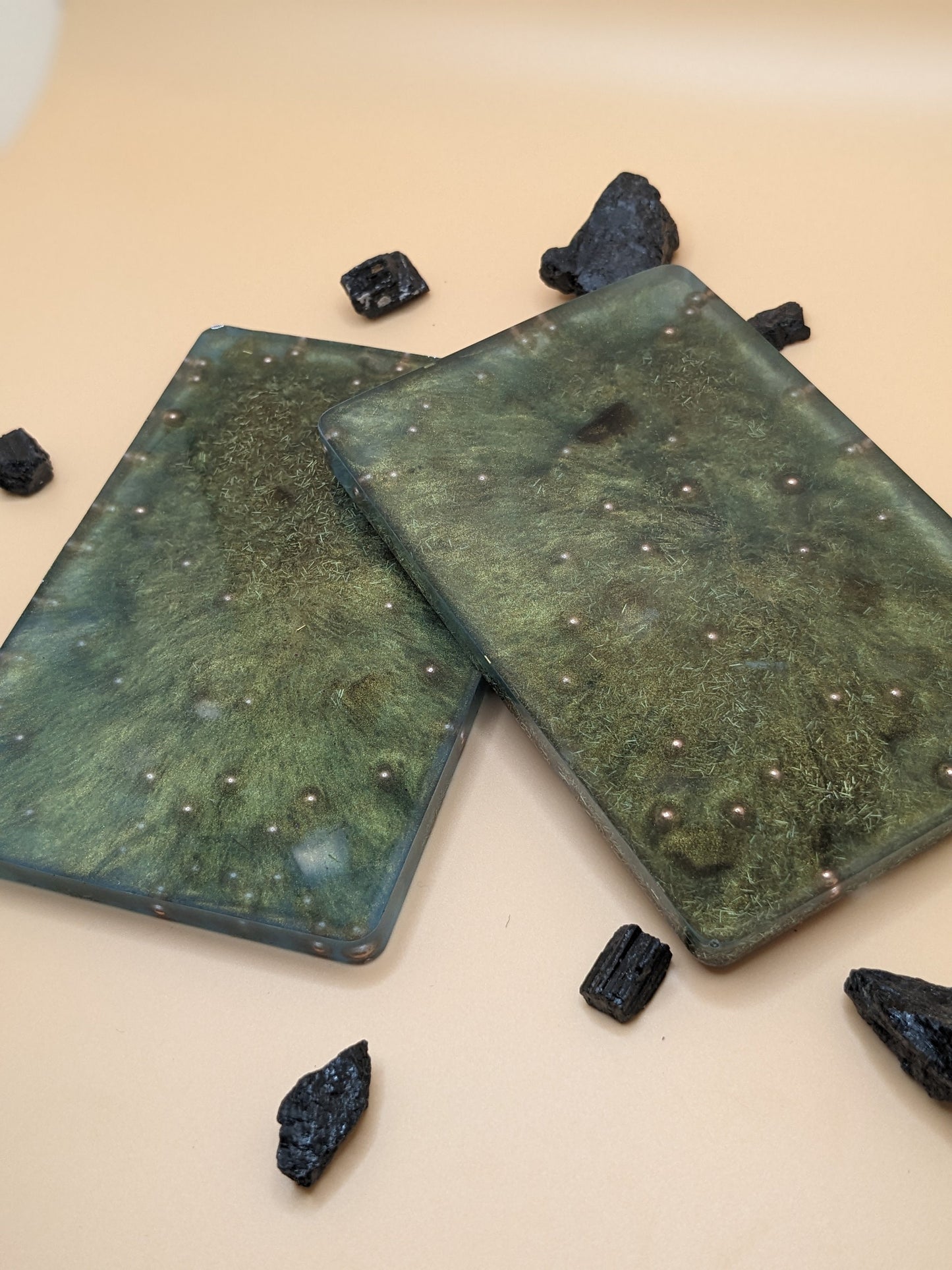 Orgonite Charging Plate For Crystal Energy Crystal Charging Plate For Energy Cleansing Gift Healing Orgonite Plate With Gemstones EMF Orgone