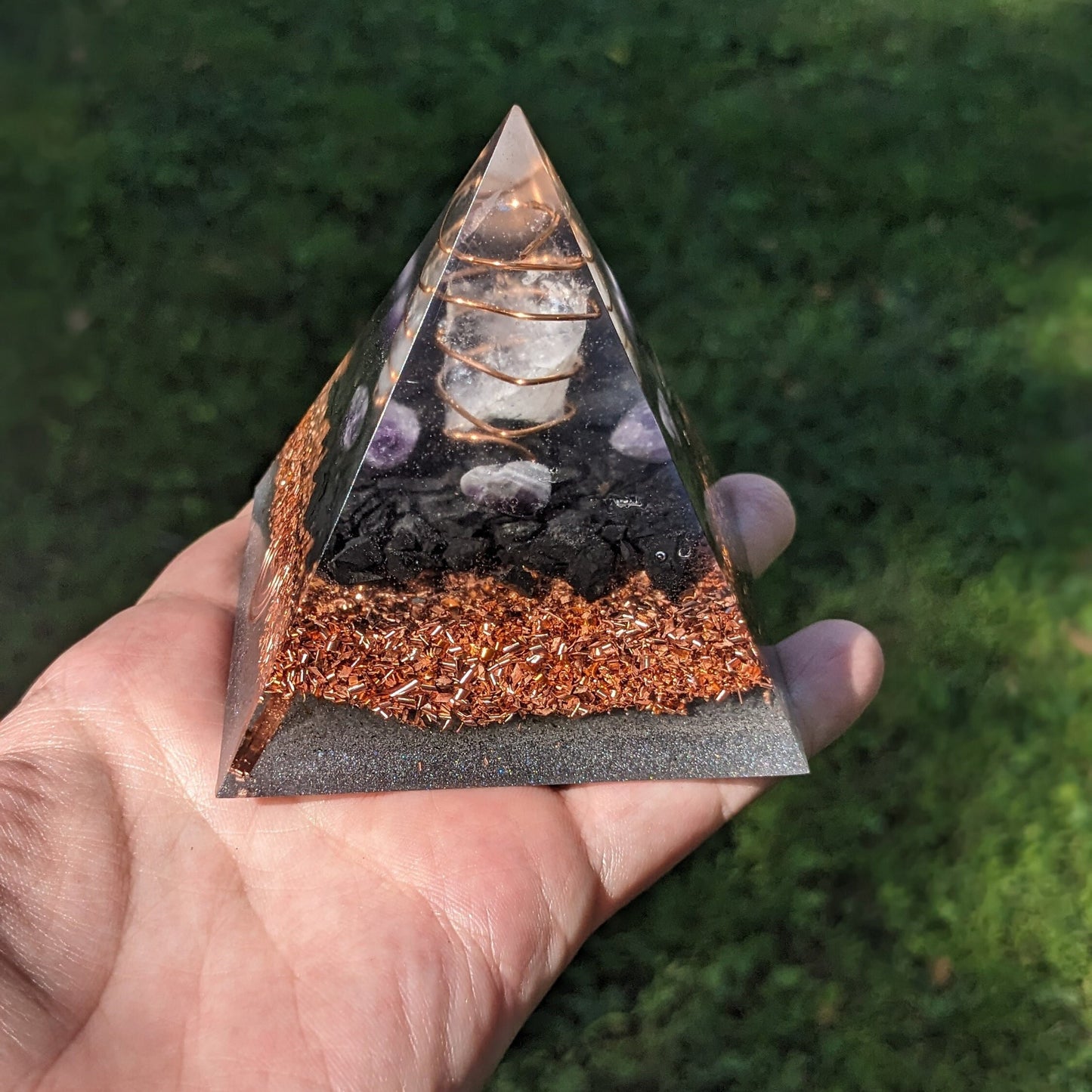 Meditation Crystal Pyramid For Meditation Gift For Spiritual Healing Metaphysical Crystal Amethyst For Sleep Crystal For Manifesting Love