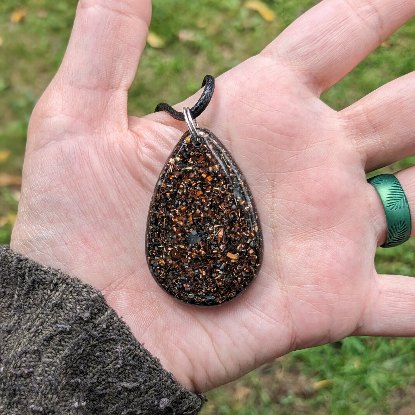 Orgonite Necklace EMF Protection Shungite Necklace EMF Blocking Necklace Orgone Pendant Orgonite Powerful Pendant Healing Energy Necklace