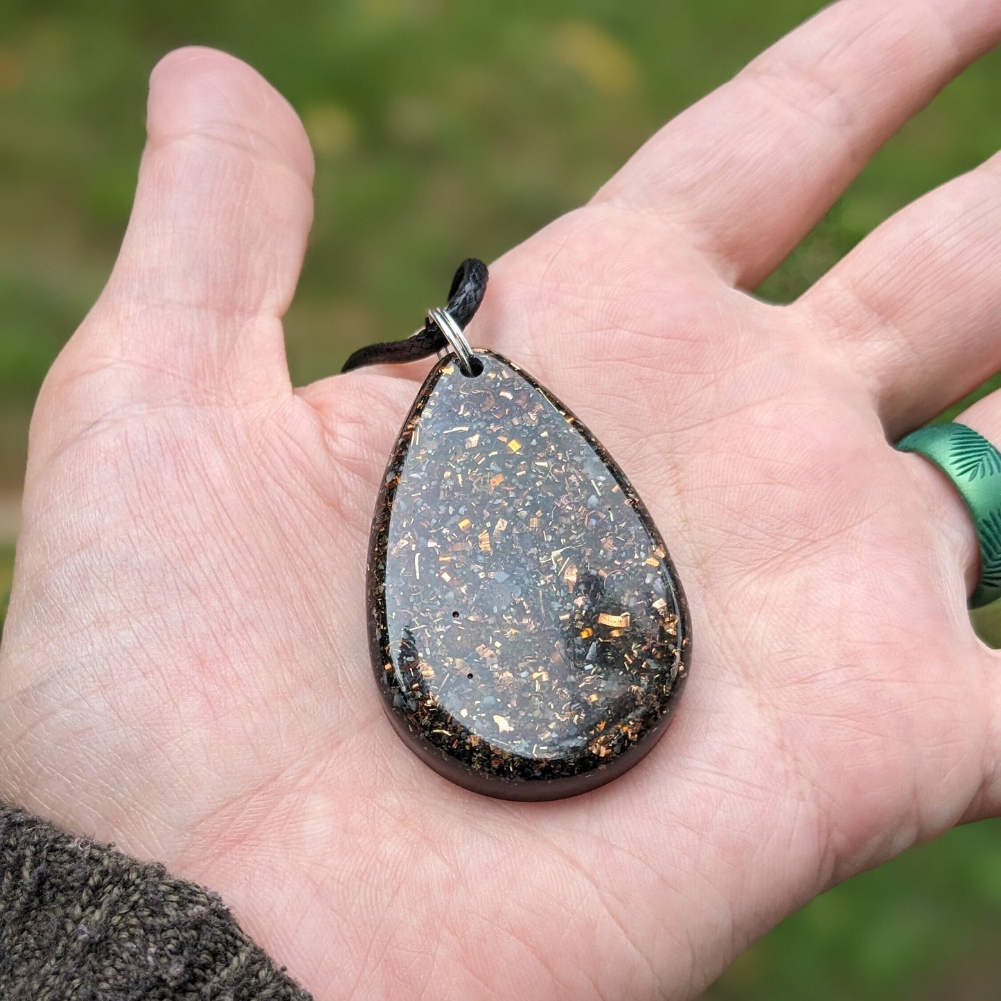 Orgonite Necklace EMF Protection Shungite Necklace EMF Blocking Necklace Orgone Pendant Orgonite Powerful Pendant Healing Energy Necklace