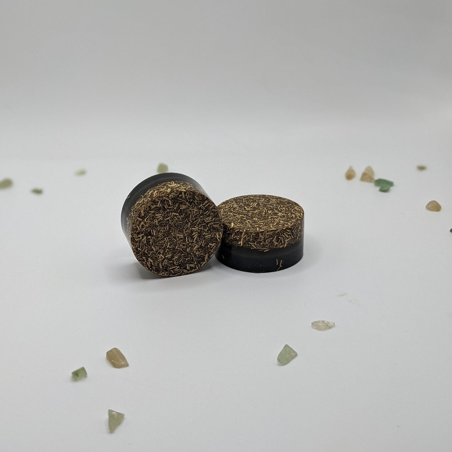 Orgonite Tower Buster with Quartz, Shungite & Brass | Handmade Resin Energy Disc for Home, Garden, or Office | Unique Gift Made in USA