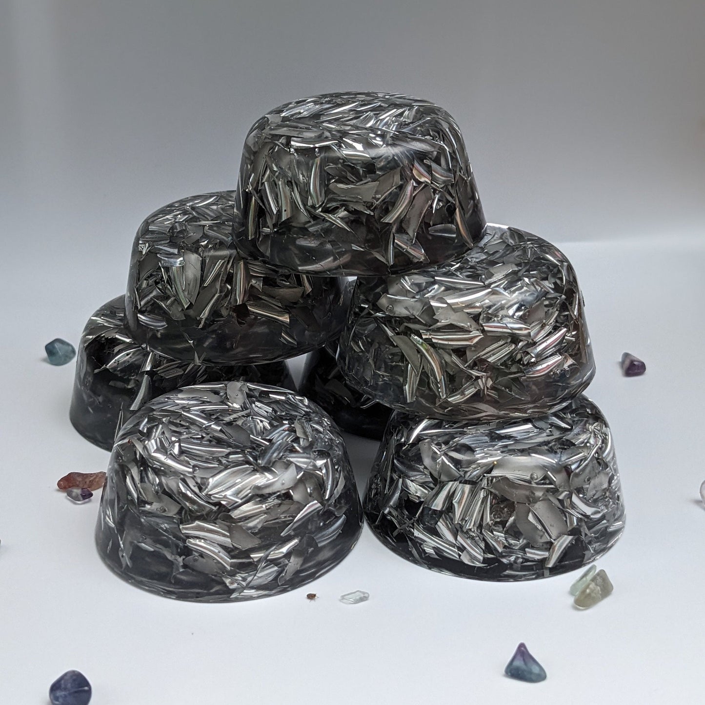 Powerful Orgonite Tower Buster For Cell Phone - 5g EMF And Smart Meter Protection Crystal - Gift For Healing - Structure Water Real Orgone