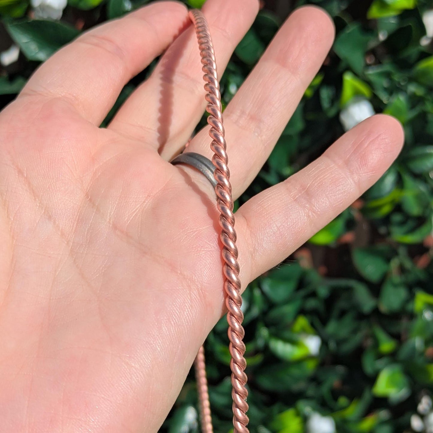 Tensor Ring Copper | EMF Ring Smart Meter Ring | Handmade Copper Energy Ring Minimalist Decor Gift | Handmade