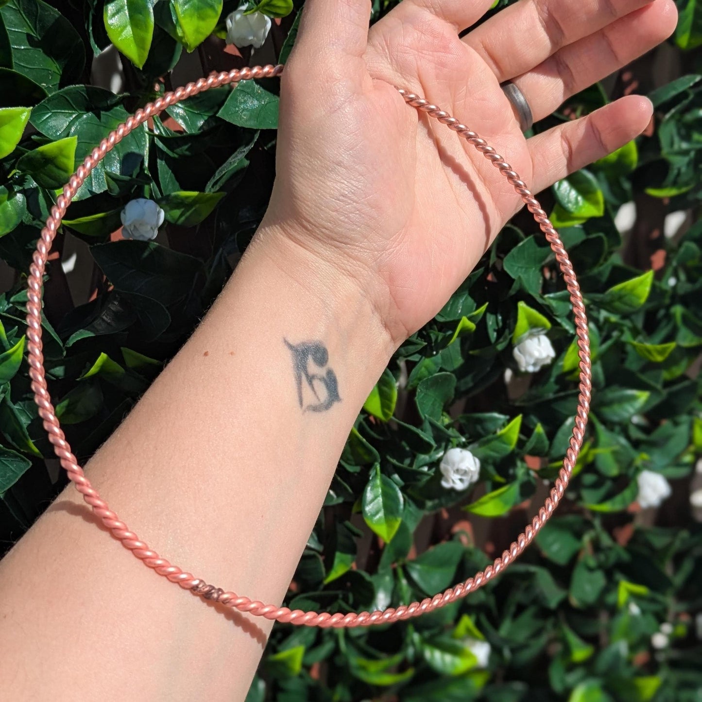 Tensor Ring Copper | EMF Ring Smart Meter Ring | Handmade Copper Energy Ring Minimalist Decor Gift | Handmade