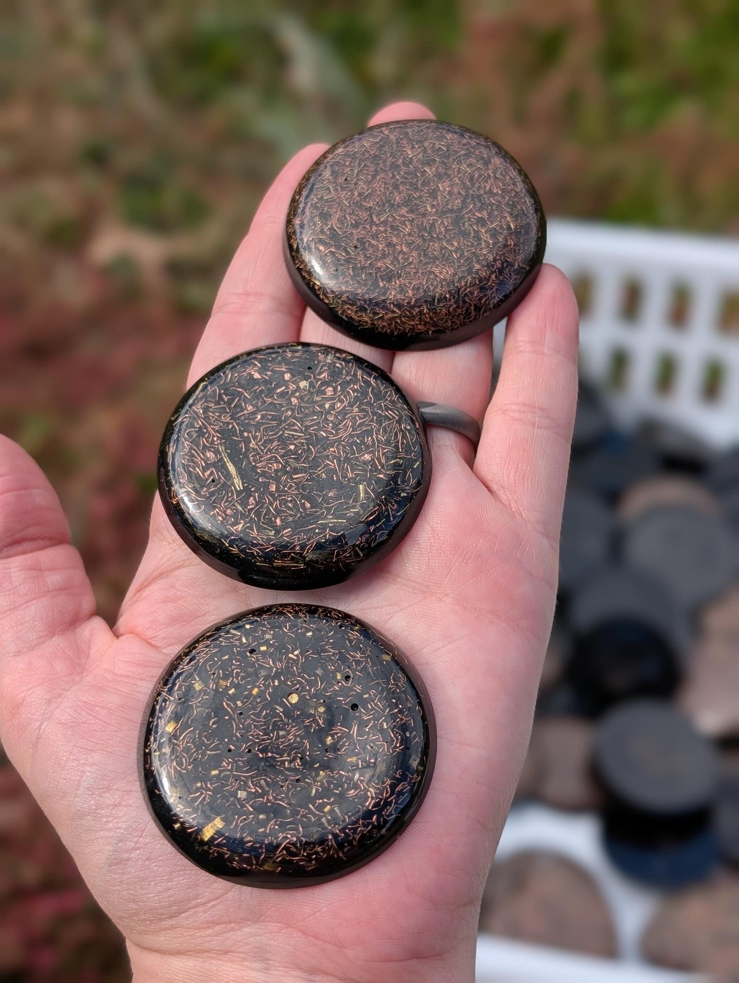 Large Phone Protector – Orgonite Disc – Pocket Shield – Clearance Final Sale